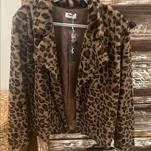 Amalli Talli Animal Print Jacket